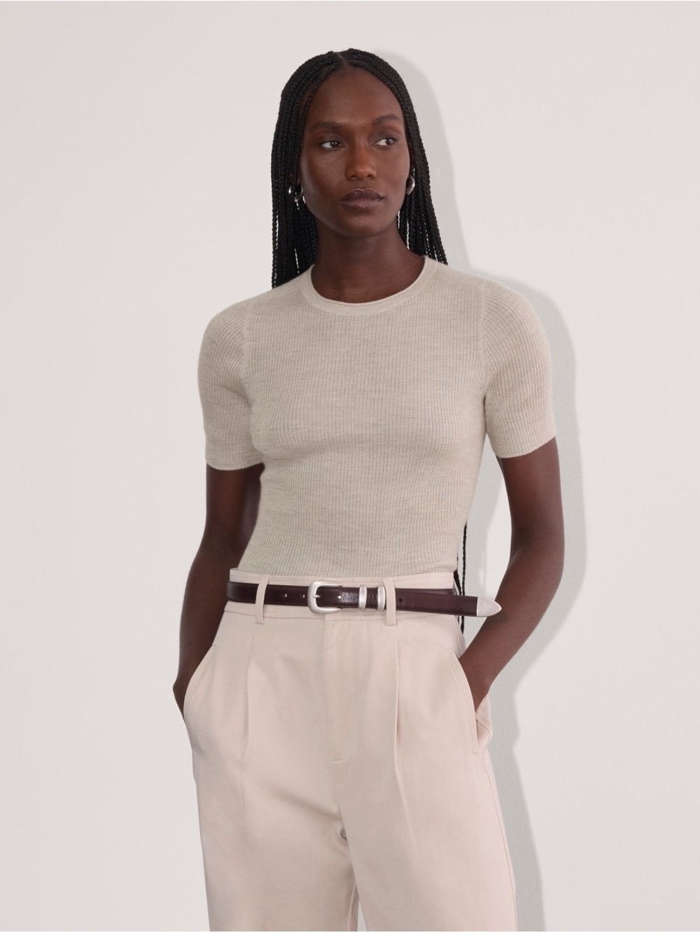THE SWEATER TEE IN ULTRASOFT MERINO